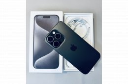 iPhone 15 Pro 256 GB (SpaceGrey) makulátlan állapotban, eredeti dobozában, tartozékokkal + AJÁNDÉK Magsafe tok