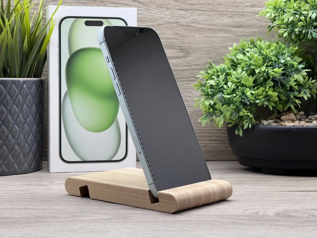 iPhone 15 Plus Green 256GB 2 ÉV Garanciával Számlával 94% Akku