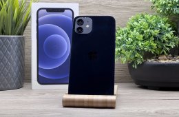 iPhone 12 Black 64GB 2 ÉV Garanciával Számlával 100% Akku