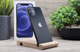 iPhone 12 Black 64GB 2 ÉV Garanciával Számlával 100% Akku