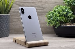 iPhone X Silver 64GB 2 ÉV Garanciával Számlával 100% Akku