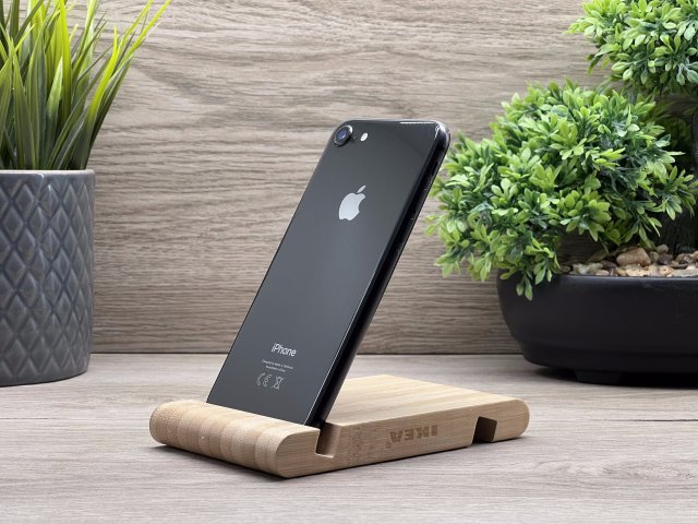 iPhone 8 Space Gray 64GB 2 ÉV Garanciával Számlával 100% Akku