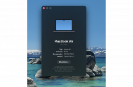 MacBook Air M2 / 8GB / 256GB SSD / Magyar / Astro szürke