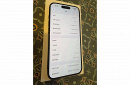 Karcmentes iPhone 15 Pro 256 GB blue magánszemélytől eladó