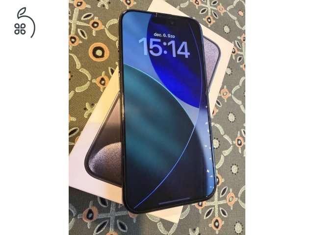 Karcmentes iPhone 15 Pro 256 GB blue magánszemélytől eladó