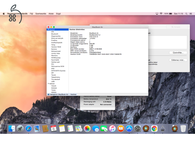 MacBook Air 2015 dobozában