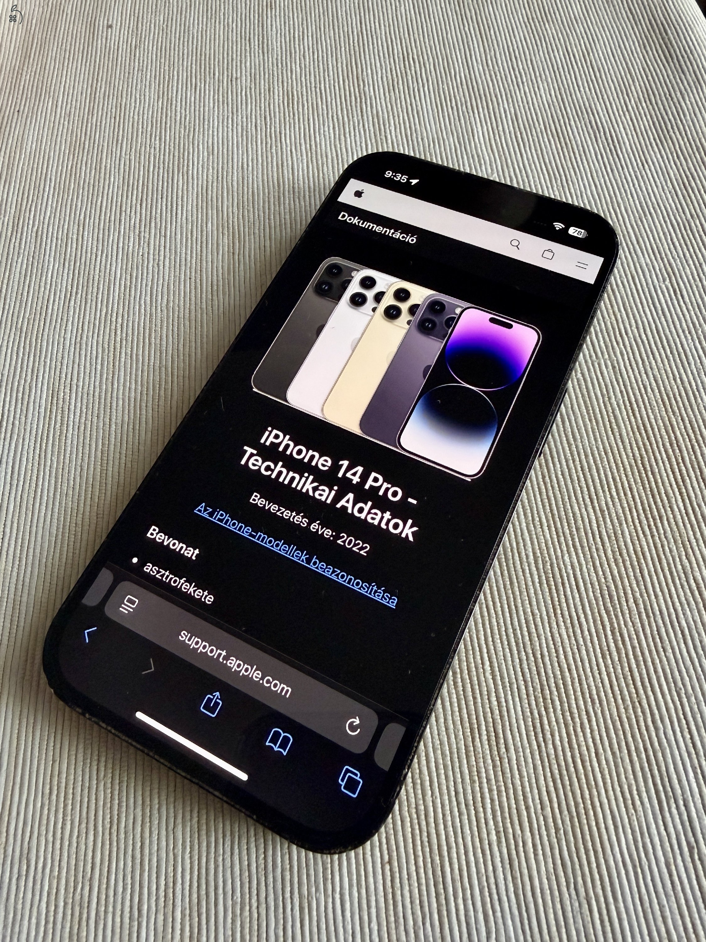 IPHONE 14 PRO  ASZTROSZÜRKE ( 128GB) ELADÓ