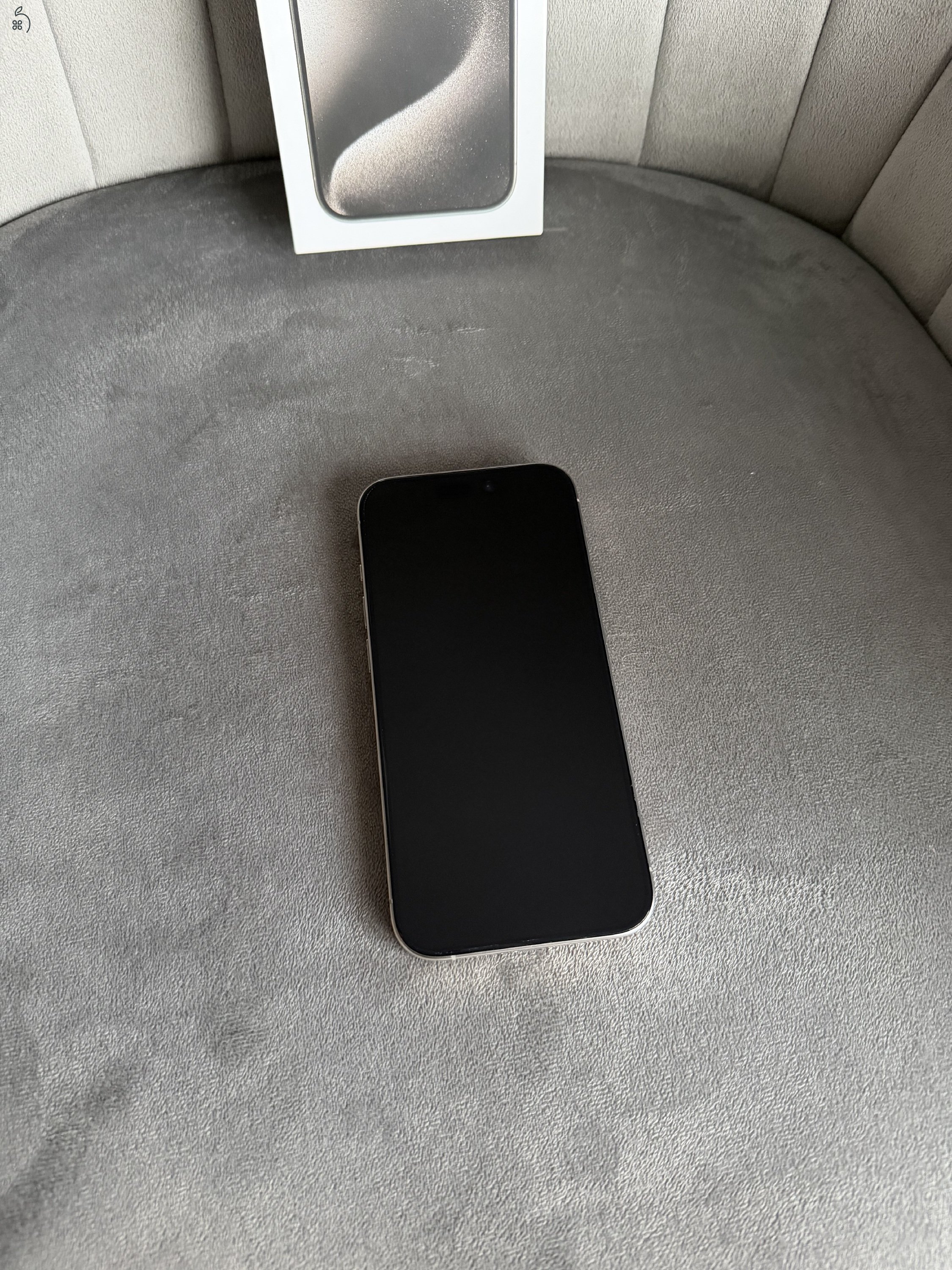 Iphone 15 pro 128 Gb, Natúr titán, iCentre vásárlás,Garanciás