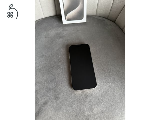 Iphone 15 pro 128 Gb, Natúr titán, iCentre vásárlás,Garanciás