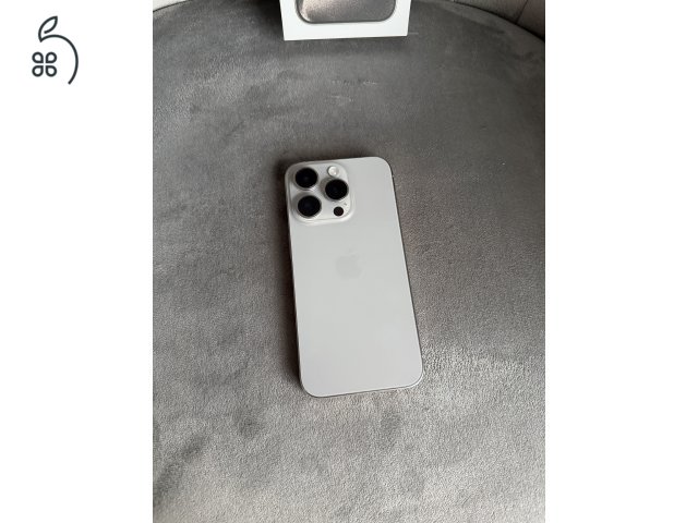 Iphone 15 pro 128 Gb, Natúr titán, iCentre vásárlás,Garanciás