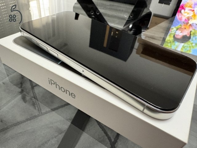 iPhone16 promax256GB white Titanium Garanciális,kártyafüggetlen!!!