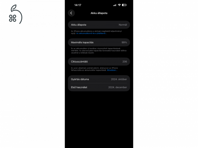 iPhone16 promax256GB white Titanium Garanciális,kártyafüggetlen!!!