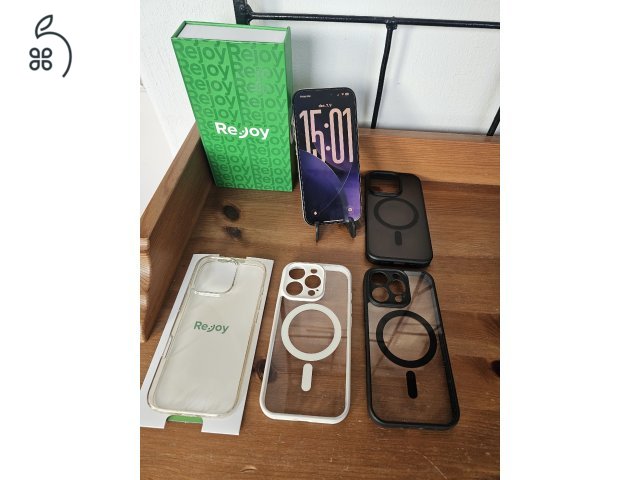 Újszerű Iphone 16 Pro 128Gb Natural Titanium 100% Akku