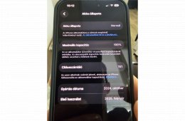 Újszerű Iphone 16 Pro 128Gb Natural Titanium 100% Akku