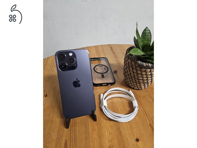 Apple iPhone 14 Pro – lila, eSIM, – megkímélt állapotú 128 Gb, 86% Akku