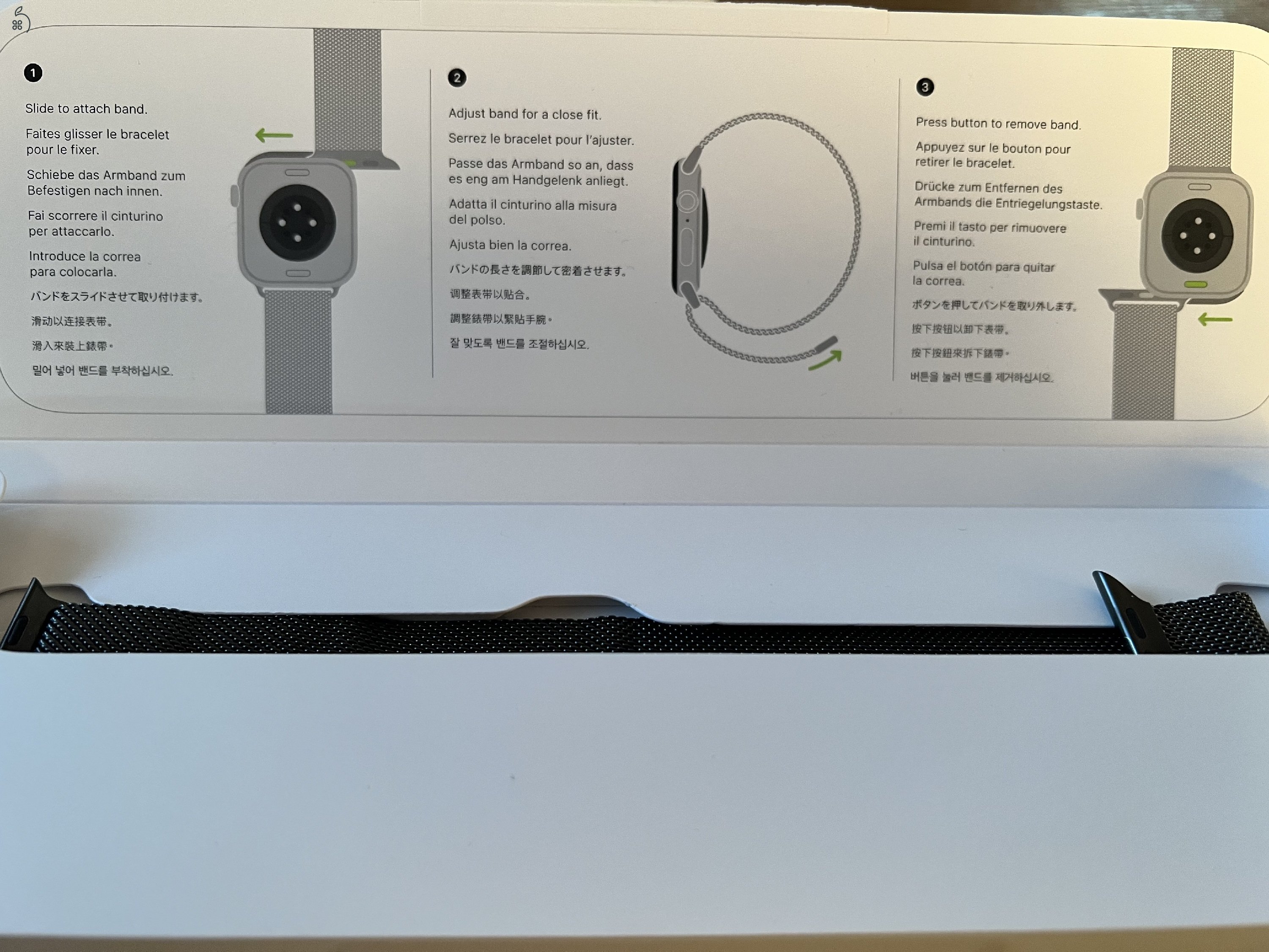 Apple Milanese Loop óraszíj
