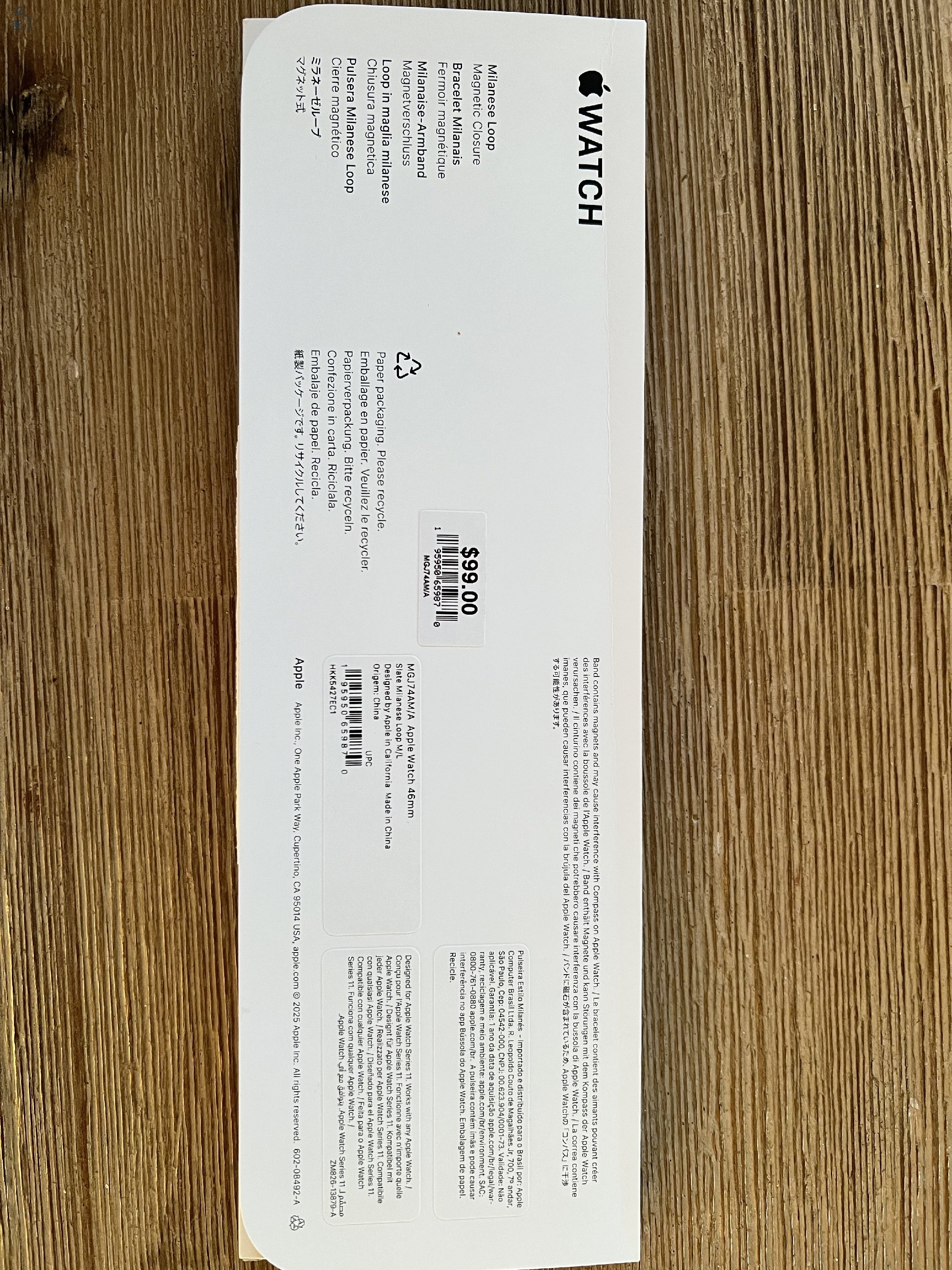 Apple Milanese Loop óraszíj