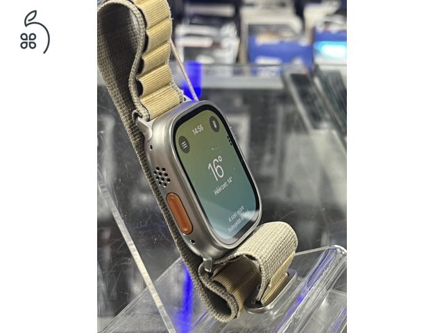 Gyönyörű Watch Ultra 2 (GPS + Cellular) 49MM, natural titan, garanciális 2027.11.04-ig, üzletből