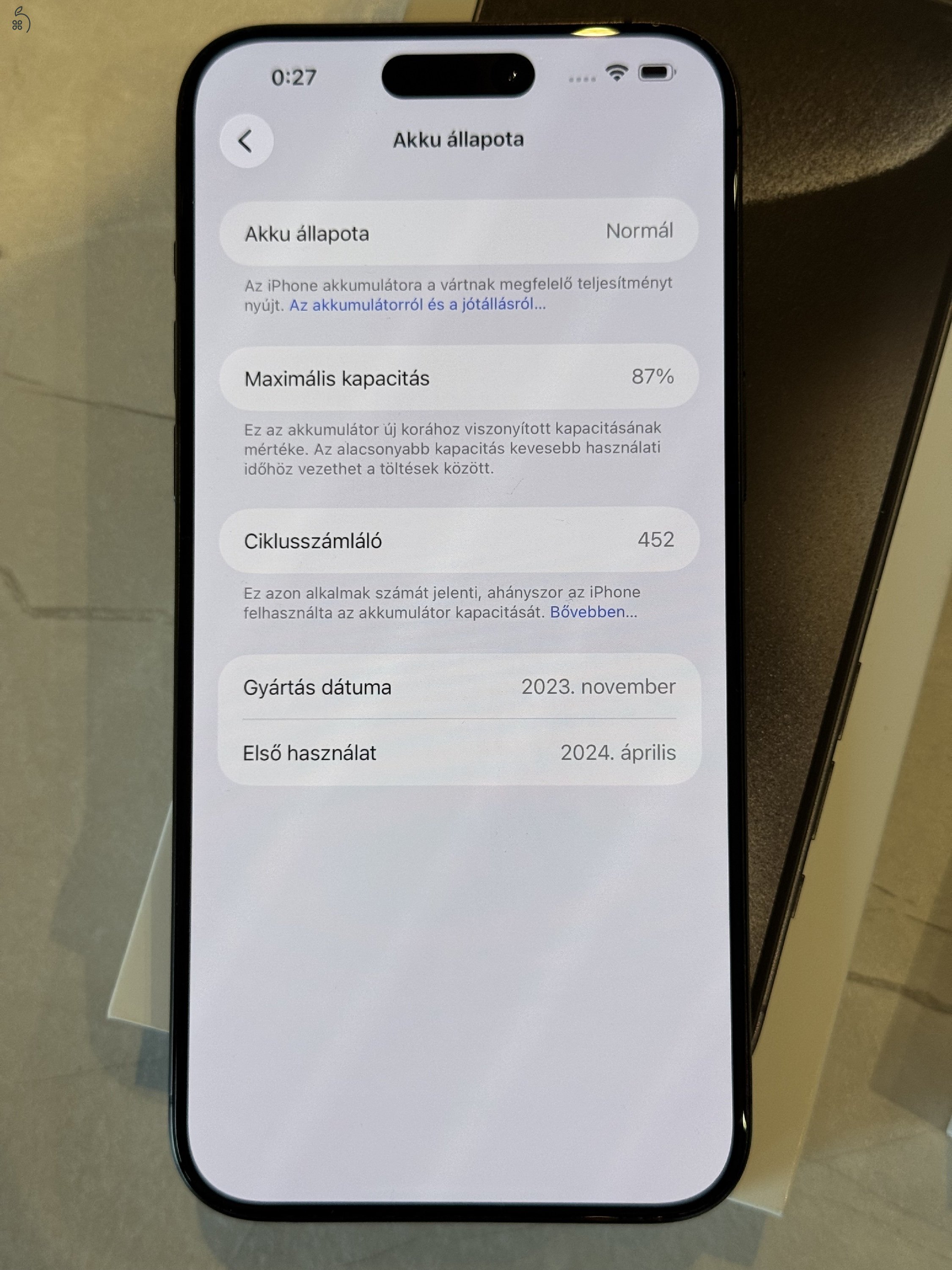 Apple iPhone 15 Pro Max 512gb Black Titan