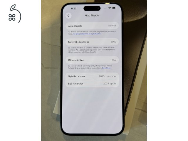 Apple iPhone 15 Pro Max 512gb Black Titan