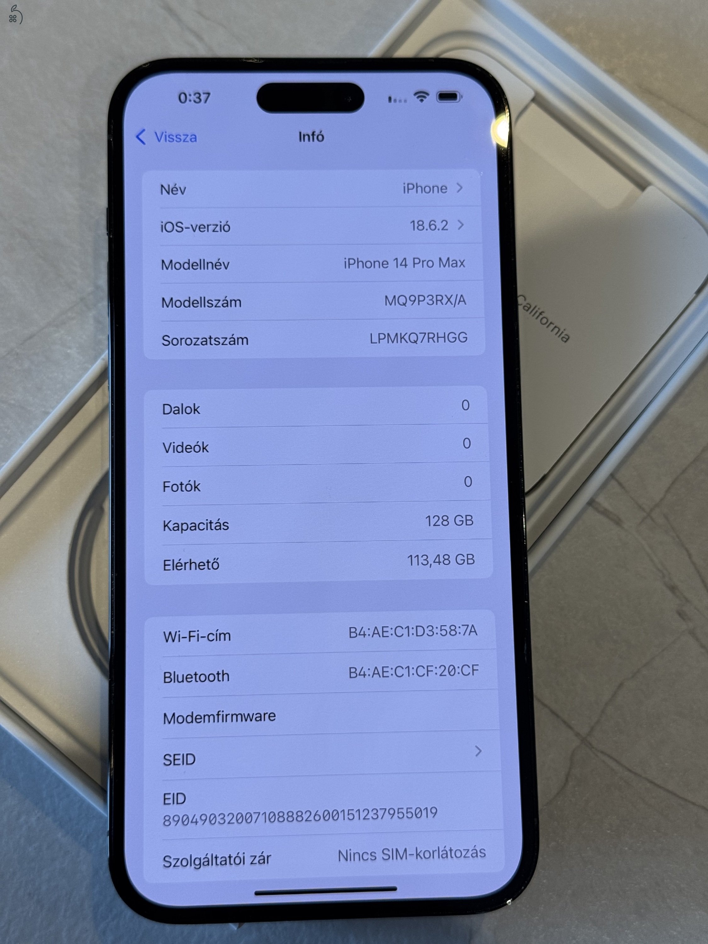 Apple iPhone 14 Pro Max 128gb Space Black