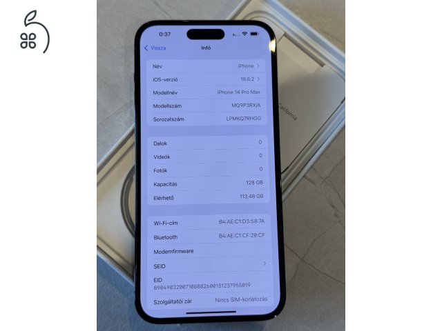 Apple iPhone 14 Pro Max 128gb Space Black