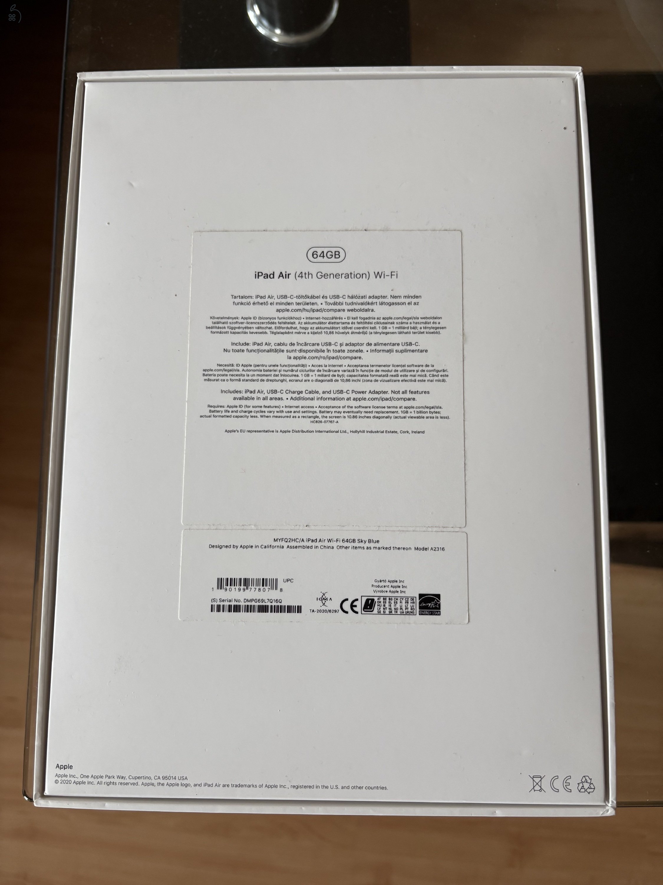 iPad Air 4 10.9” 64GB Wi-Fi