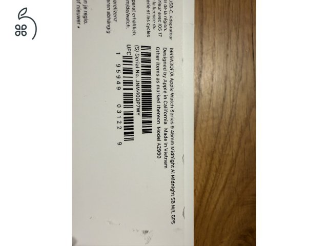 Apple Watch Series 9 Midnight 45mm Gps