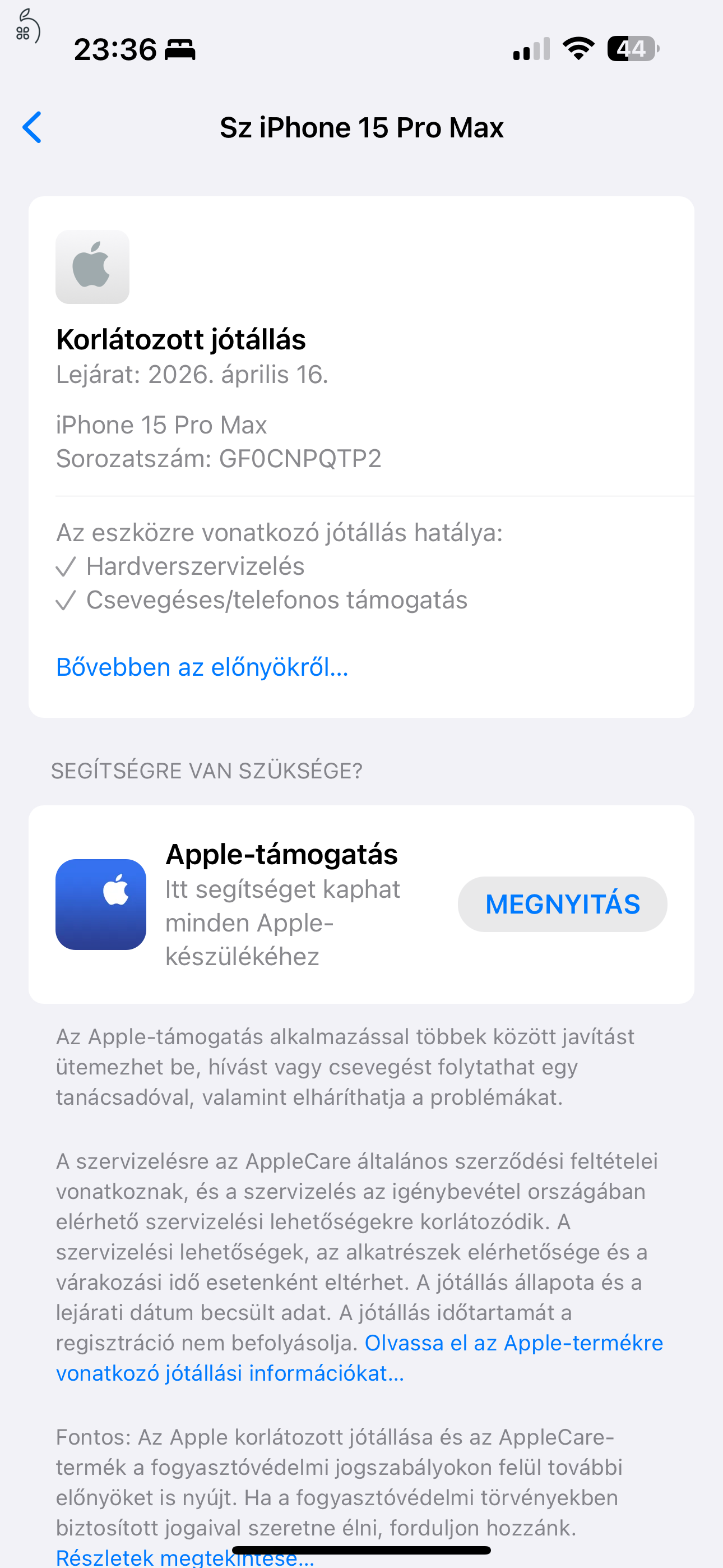 IPhone 15 Pro Max 512GB Black Titanium GARANCIÁLIS