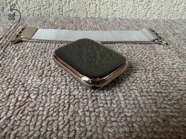 Apple, Watch, Series 8, 45mm, Arany, Rozsdamentes Acél, Milanese, Milánói, Gold, A2775, Stainless Steel, iwatch, applewatch