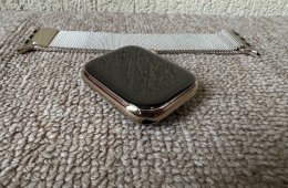 Apple, Watch, Series 8, 45mm, Arany, Rozsdamentes Acél, Milanese, Milánói, Gold, A2775, Stainless Steel, iwatch, applewatch