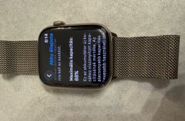 Apple, Watch, Series 8, 45mm, Arany, Rozsdamentes Acél, Milanese, Milánói, Gold, A2775, Stainless Steel, iwatch, applewatch