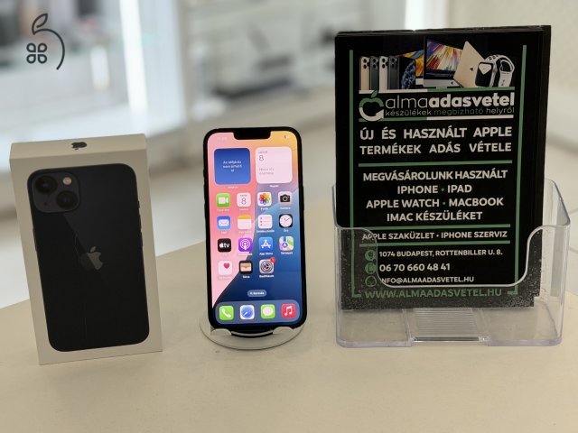 iPhone 13 256GB Vodafone Használt/1-3 hónap gar./Akku 87%/p4621