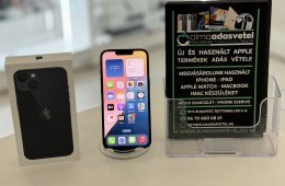 iPhone 13 256GB Vodafone Használt/1-3 hónap gar./Akku 87%/p4621