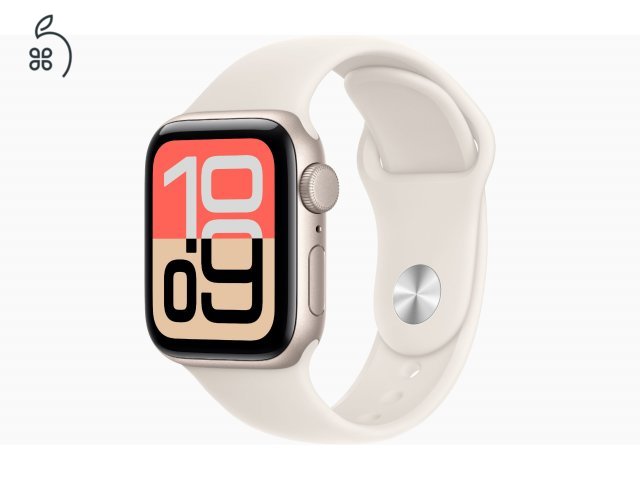 Apple Watch SE 3 (2025) GPS - 40mm Starlight S/M - Csak 1db! 