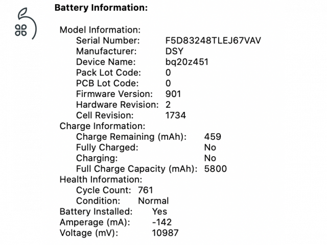 Macbook Pro Retina 2018