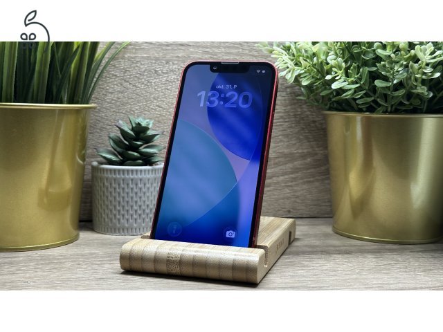 iPhone 13 Mini 128GB Piros, Független - Számla, 1ÉV Garancia