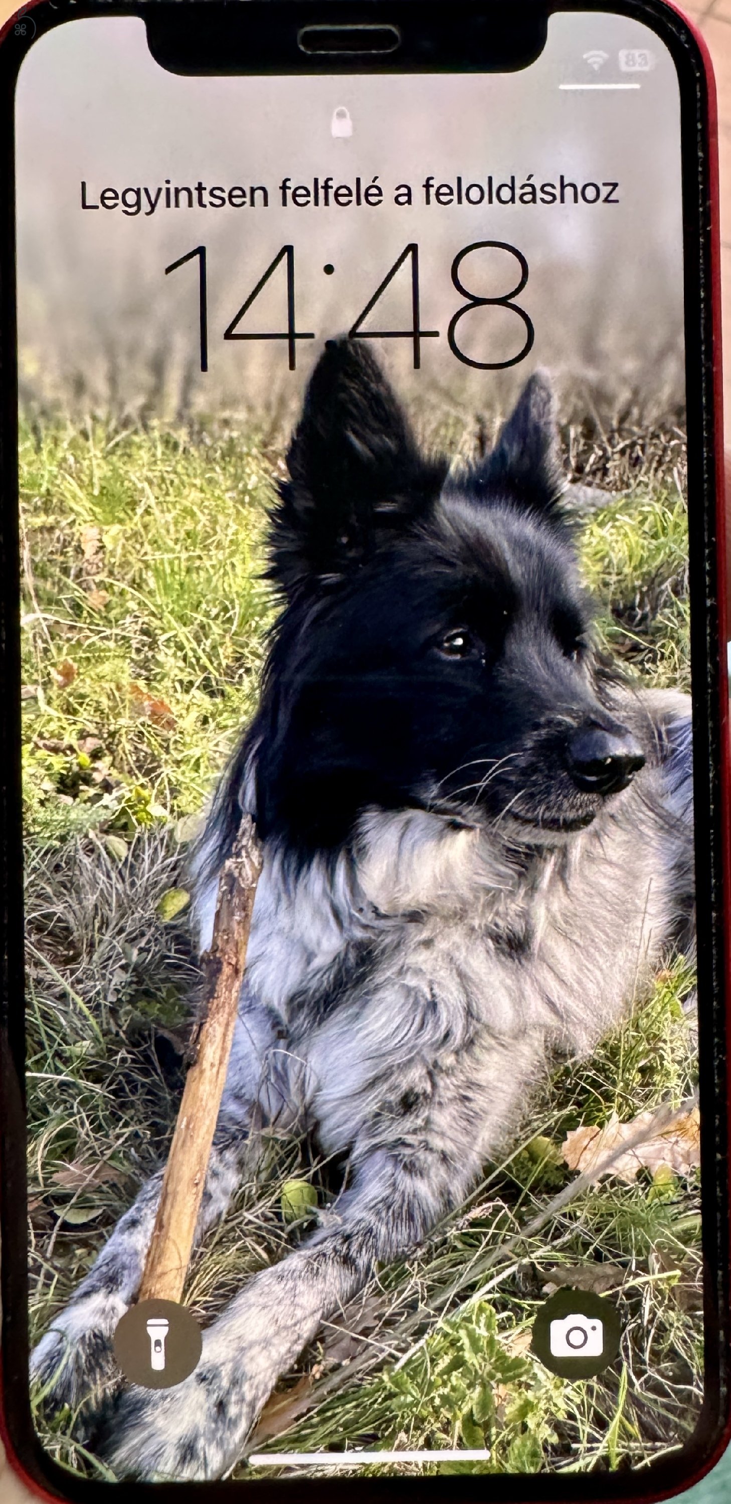 Iphone 12 mini, piros, 64 GB makulátlan eladó