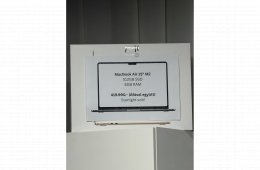 Új, bontatlan MacBook Air – 512GB / 8GB RAM – Starlight – magyar billentyűzet