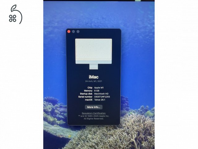 Apple iMac 24 2021 M1 8GB 256GB 