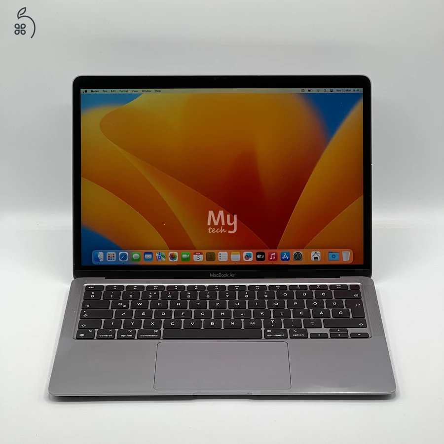 MacBook Air 13″ 2020, M1 8 Cores, 16 GB RAM, 7 core GPU, 256 GB SSD 27% Áfás (0225AB-3644)