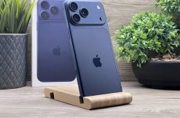 Hibátlan iPhone 17 Pro Max Deep Blue 512GB Dupla E-Sim 2 ÉV Garanciával Számlával 100% Akku (1.Ciklus)