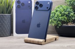 Hibátlan iPhone 17 Pro Max Deep Blue 512GB Dupla E-Sim 2 ÉV Garanciával Számlával 100% Akku (1.Ciklus)