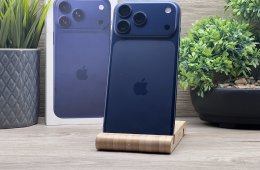 Hibátlan iPhone 17 Pro Max Deep Blue 512GB Dupla E-Sim 2 ÉV Garanciával Számlával 100% Akku (1.Ciklus)