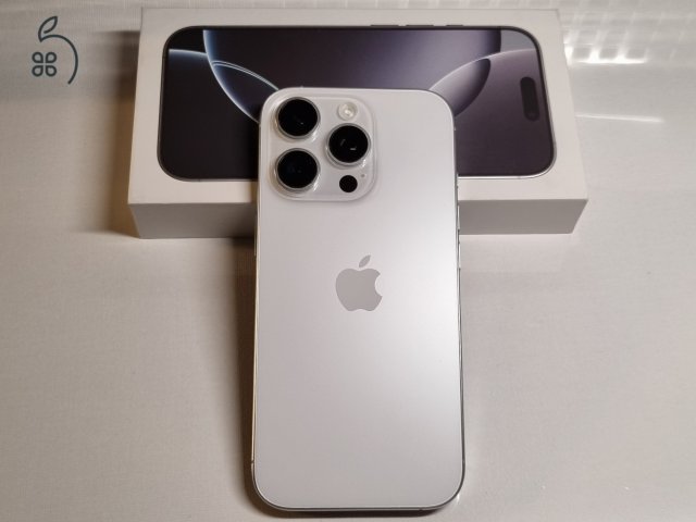 iPhopne 16 Pro 128GB White Titanium - Garanciális