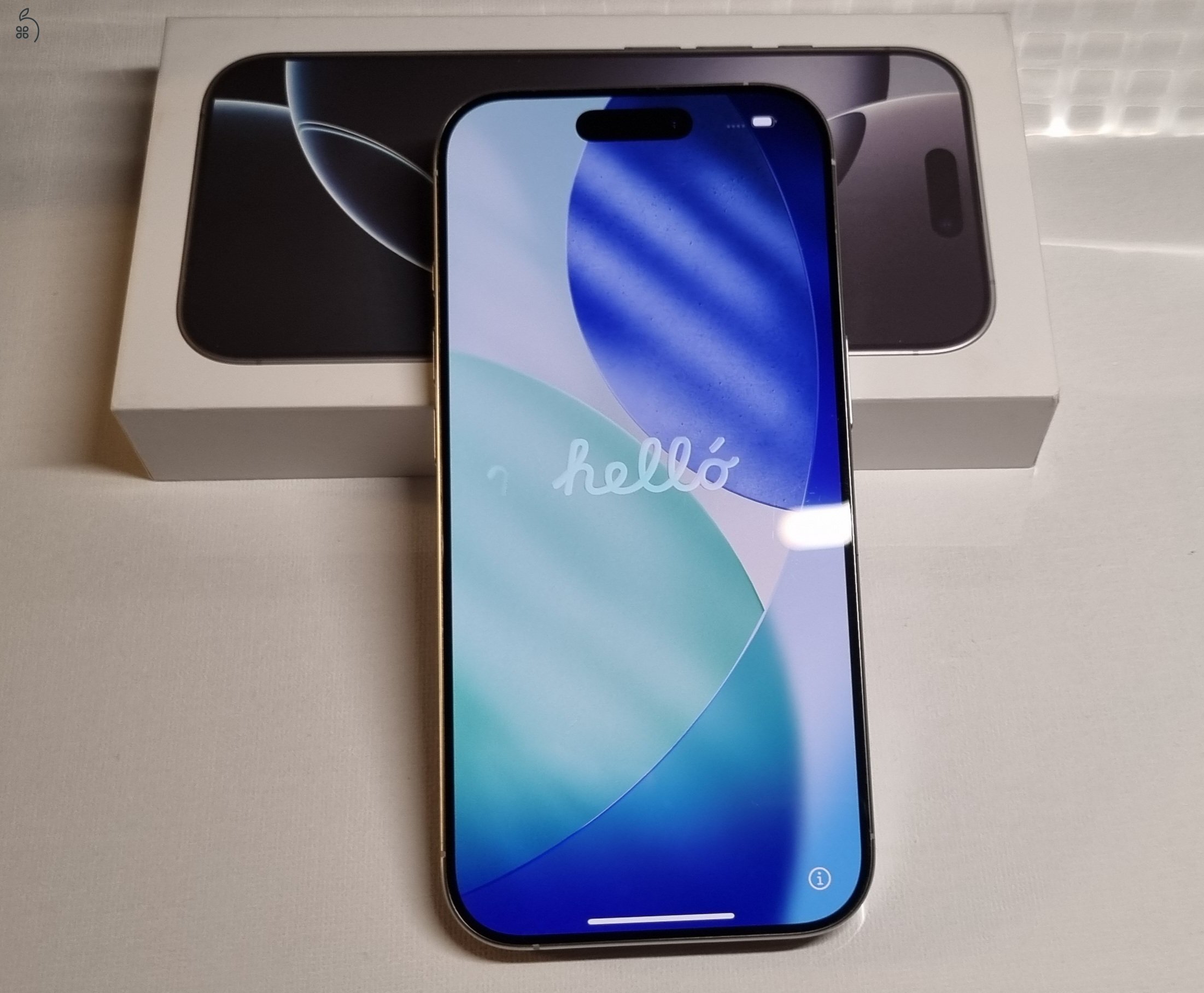 iPhopne 16 Pro 128GB White Titanium - Garanciális