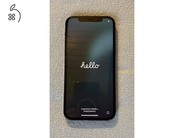 Apple iPhone 12, 64GB, kártyafüggetlen, fekete mobiltelefon eladó
