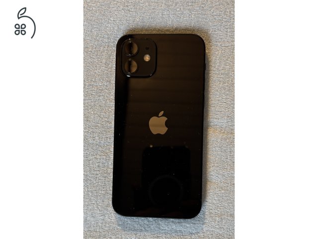Apple iPhone 12, 64GB, kártyafüggetlen, fekete mobiltelefon eladó