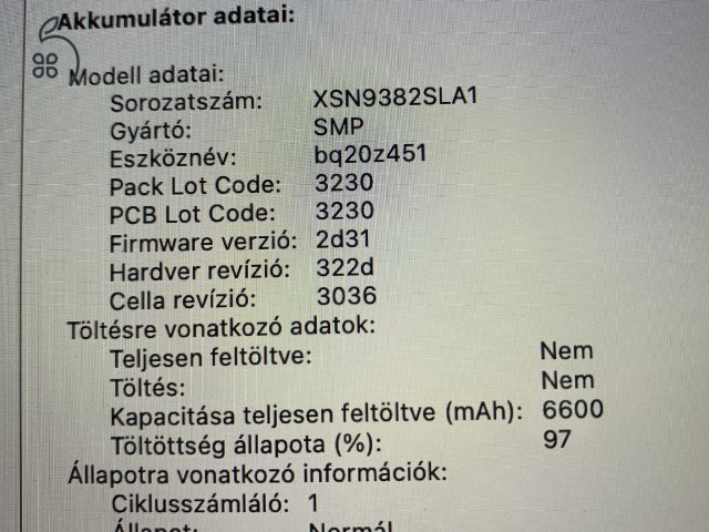 MacBook Pro eladó 