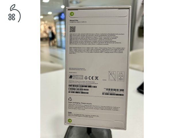 Új Bontatlan iPhone 17 PRO 1TB Silver 1 év Gar + beszámítás